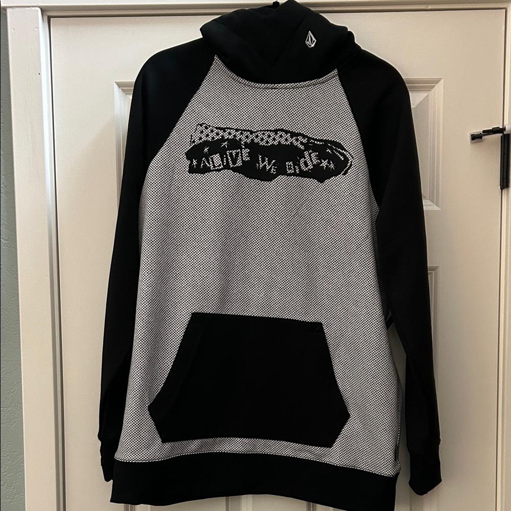 Volcom Men's Hydro Riding Hoodie -  Black and Gray